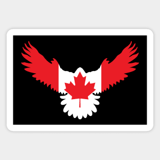 Eagle Canada Flag Magnet